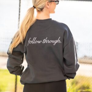 Follow Through Crew - Charcoal